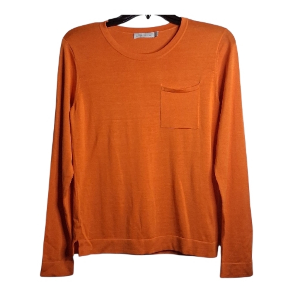 Peter Millar Men's Silk Cotton Crew Neck Pullover Sweater Classic Sm Apricot